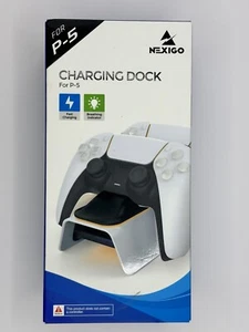 NexiGo Enhanced PS5 Controller Charger, Playstation 5 Charging Station with LED - Picture 1 of 9