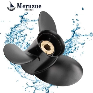 10 1/4 X 14 Aluminium Outboard Propeller Fit Mercury 25-70 HP 13 Spline,RH OEM - Picture 1 of 7
