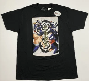 Official Jujutsu Kaisen Anime T Shirt, Crunchy Roll, Black, Adult Size XL, EUC - Picture 1 of 7
