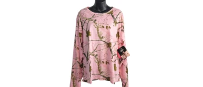 Camisa de manga larga Lady Bell Realtree rosa camuflaje para dama Foto 1 de 3