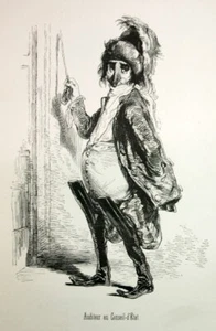 LE DIABLE A PARIS Paris et les Parisiens Illustration gravures de GAVARNI 1845 - Imagen 1 de 11