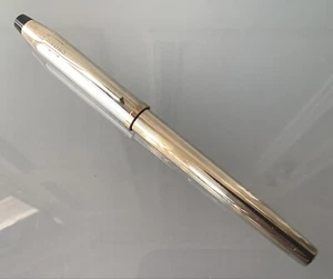 Cross Century II 10k Rolled Gold Fountain Pen 18k Gold Nib - Picture 1 of 15