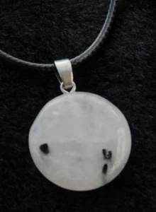 Quarz Turmalin Anhänger echt Kristall Halskette Reiki Heilung - Bild 1 von 8