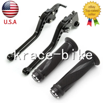 For Yamaha FJ-09 MT-09 MT09 Tracer 2015-2020 Brake Clutch Levers Grips CNC Pair - Image 1 of 4
