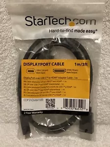 NEW - StarTech CDP2HDMM1MB 1mUSB C to HDMI Cable - Picture 1 of 3