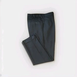 DOCKERS GOLF PANTS PLEATED FRONT CUFFED LEG NAVY BLUE MEN'S 34 X 32 POLYESTER - Picture 1 of 6