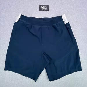 Birddogs R2DDs Gym Shorts Mens XL Navy Blue White Lined Drawstring Performance - Picture 1 of 11