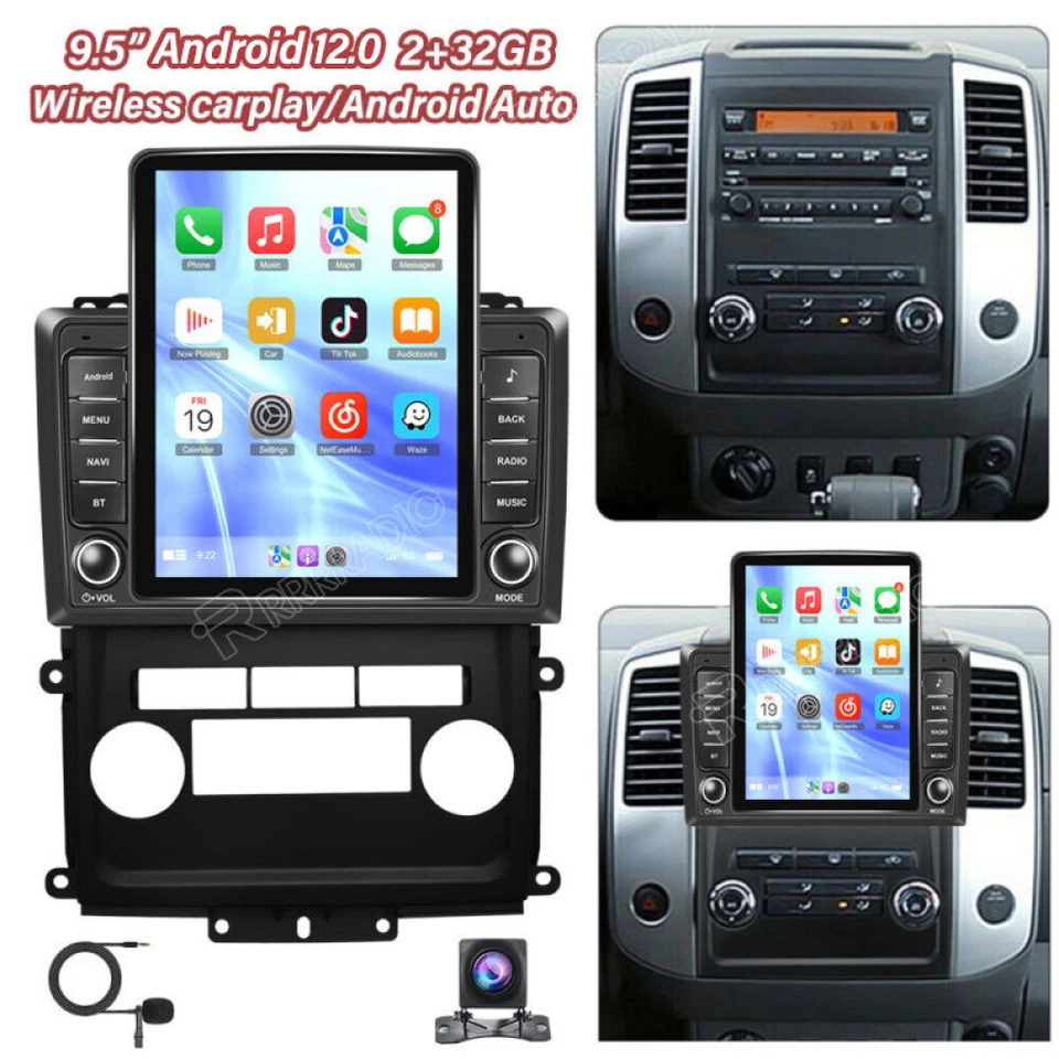 9.7" For Nissan Frontier/Xterra 2009-2014 Android 13 Apple Carplay Radio Stereo Foto 1 de 4
