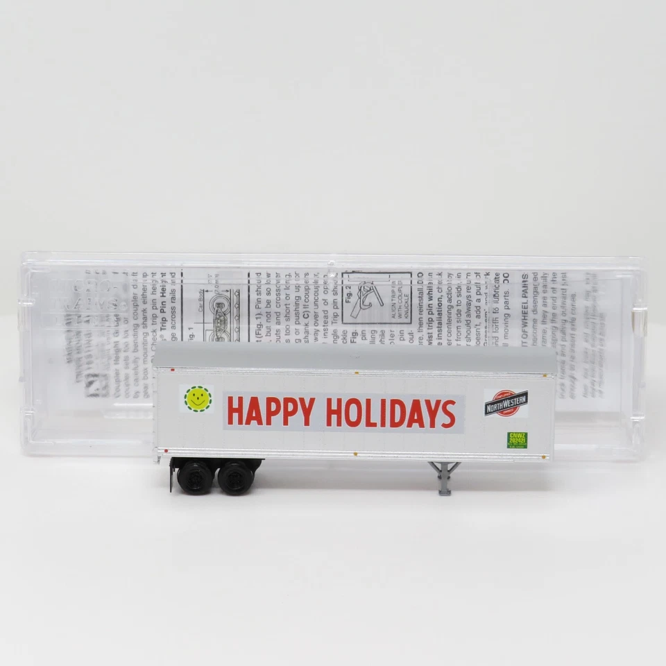 Micro-Trains N 45000170 Happy Holidays CNW 40' Trailer Freight Car Load - Image 1 of 1