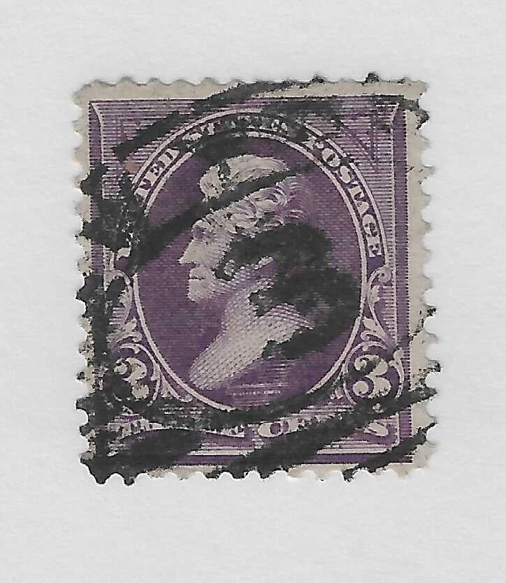 Scott # 268, 3 cents  purple, LJackson,1895, VF+ - Image 1 of 1