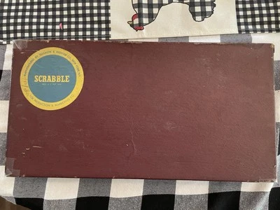 Vintage 1954 SCRABBLE Board Game By Selchow & Righter Co. Complete 100 Tiles - Image 1 of 4