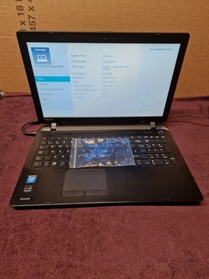 Toshiba SATELLITE C50-B-14D 15.6", Intel N2830, 2.16 GHz,Bios Tested Only No HDD - Image 1 of 4