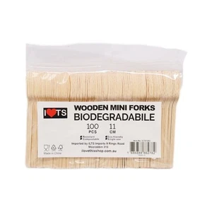 1200pk BULK of Mini Fork Spoon 10.5cm A Grade - Picture 1 of 1