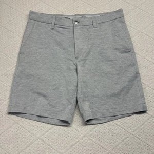 Callaway pantaloncino uomo 34 golf grigio tinta unita piatto davanti vita attiva performance - Foto 1 di 6