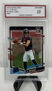 Tarjeta de novato Panini Optic C. J. Stroud Texans 2023 clasificación #244 gema ¡como nueva 10! - Imagen 1 de 1