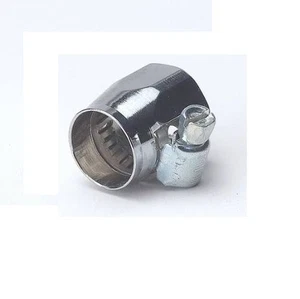 Chrome Braided Hose Connector Clamp (1) for 5/16" 8mm Inner Diameter Line - Picture 1 of 5