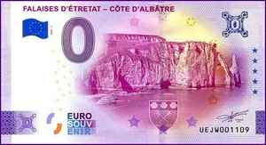 UEJW / FALAISES D'ETRETAT / BILLET 0 € / NULL EURO-SCHEIN / 2025-7 - Picture 1 of 1