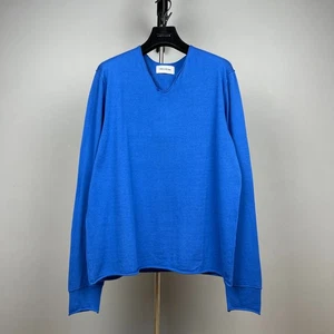 Zadig & Voltaire Men’s “Monastir Bis Cos Op” Blue Cotton Sweater – Size XL - Picture 1 of 14