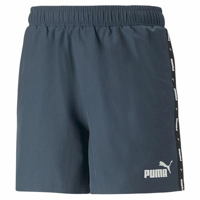 Pantalones Cortos Deportivos para Hombre Puma Ess+ Tape Gris oscuro Azul oscu - Imagen 1 de 3