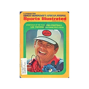 Lee Treviño Autografiado Firmado Diciembre 1971 Sports Illustrated (JSA COA) - Imagen 1 de 3