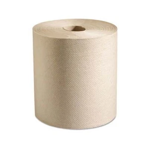100% Recycled Hardwound Roll Paper Towels 7 7/8 x 800 ft, Natural, 6 Rolls/Ct - Picture 1 of 5