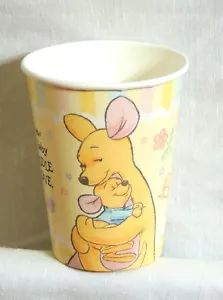 ~WINNIE THE POOH~ BABY ROO 8- PAPER CUPS -9-FL. OZ. - PARTY SUPPLIES - Picture 1 of 3
