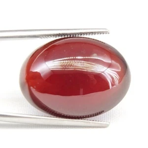 SHOLA Echt 25,30 Ct Natürlicher Tief Orange Rot Hessonit Granat aus Ceylon - Bild 1 von 2