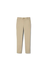 French Toast Boys' Uniform Straight Fit Adjustable Waist Pants 2 Pack - Picture 1 of 8