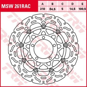 TRW LUCAS ZF DISQUE DE FREIN AVANT TRIUMPH DAYTONA 600 '03-'04 (310X84 - Photo 1/1