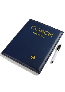 UK A4 Ordner Magnet Fußball Coaching Board/Taktik Ordner mit Stift - Bild 1 von 3