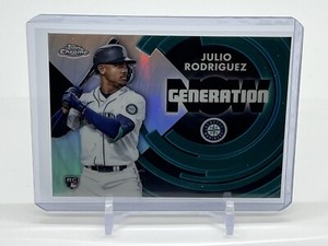 2022 Topps Chrome Baseball Update Julio Rodriguez Generation Now Rookie Card RC