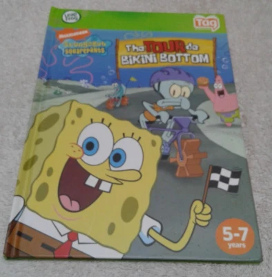 Lot of 2 LeapFrog books Leap's Snacks  Spongebob Squarepants - Image 1 of 4
