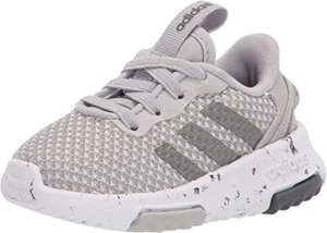 adidas Toddler Racer TR 2.0 Running Shoes in Grey/Metal/Grey Size 3 Infant Med - Picture 1 of 7