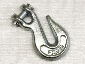 Clevis Grab Hook 6MM (Alloy Steel Zinc Plated 1/4" Shortener Chain Pull Pin) - Picture 1 of 1