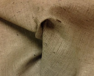 BURLAP NATURAL TAN 100% JUTE 8oz MULTIPLE USE FABRIC BY THE YARD 60"WIDE - Picture 1 of 3