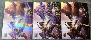 2024 Topps Star Wars Cromo Galaxia Diamante Aqua Jabba's Bounty Hunter Refractor - Imagen 1 de 2