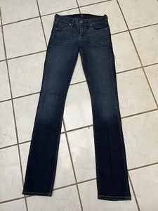 CITIZENS OF HUMANITY Dark Wash AVA LOW RISE STRAIGHT LEG Jeans Sz 24 - Picture 1 of 7