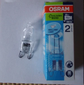 Halogen Hochvolt Lampe 60W 230V G9 980lm Halopin Pro - Bild 1 von 1