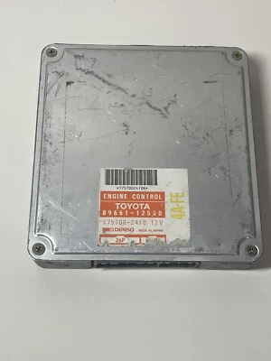 Toyota Corolla 89661-12500 1990, 8966112500 módulo de control del motor ECM, OEM Foto 1 de 4