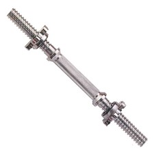 York 16” Standard Dumbbell Bar Handle Weight Lifting Training Spinlock Collars