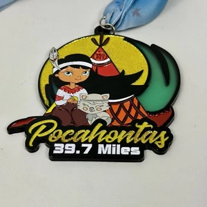Yes.Fit Pocahontas 39.7 Millas Medalla Virtual Fitness Club de Correr Premio Caminar - Imagen 1 de 6