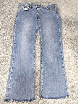 Vigoss Jeans Womens Jeans Juniors Size 13 32Wx30 Inseam Distressed Straight Mid - Image 1 of 4