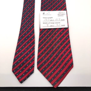 LANVIN Tie 100% Silk Made in France #027 - Picture 1 of 9
