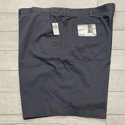Pantalones Cortos Geoffrey Beene Para Hombre 54 Cartero Azul Frente Plano Algodón Grande y Alto Foto 1 de 4