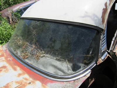 Dodge Custom Royal 1956 4 puertas techo rígido ventana trasera vidrio Foto 1 de 3