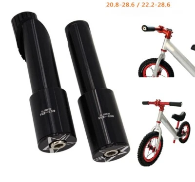 20.8/22.2 to 28.6mm Bicycle stem fork adapter Rod Balance Bike Scooter Converter - Image 1 of 4