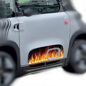 Opel Rocks Aufkleber Set Seitenklappe FLAMME OR C 01 - Bild 1 von 3