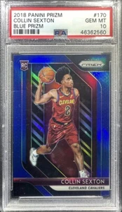 Collin Sexton 2018-19 Panini Prizm Blue Prizm /199 RC Rookie #170 PSA 10 Gem - Picture 1 of 2