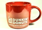 2014 Dunkin Donuts America Runs On Dunkin Mauve Dusty Rose Red Coffee Mug Cup