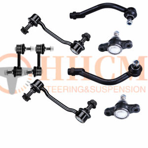 8PC Front Rear Sway Bar End Link Lower Ball Joint Tie Rod For Hyundai Sonata
